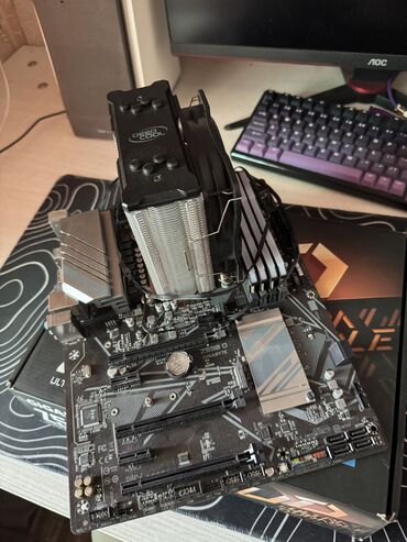 Материнские платы: Материнская плата, Б/у, LGA1200, ATX, Для ПК