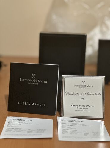 Qol saatları: İşlənmiş, Qol saatı, Bernhard Mayer, rəng - Qızılı — 9