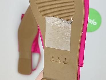 catwalk buty ccc: Różowe slingbacki damskie z satynowym połyskiem i kryształową ozdobą — 4