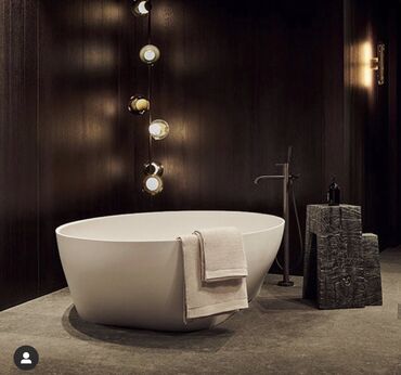 Ванны: Каменные массивные ванны каменные умывальники и раковины в широком — 3