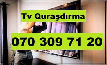 Televizorlar: Tv Quraşdırma Servisi. Elektrik Usta Xidməti. Qısaqapanma