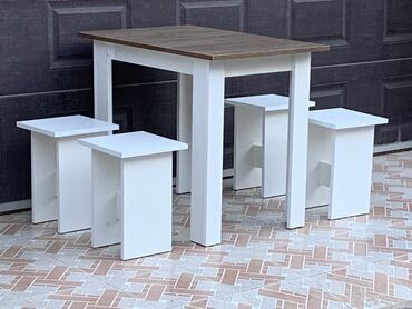 Masa və oturacaq dəstləri: Mətbəx üçün, Yeni, 4 stul — 14