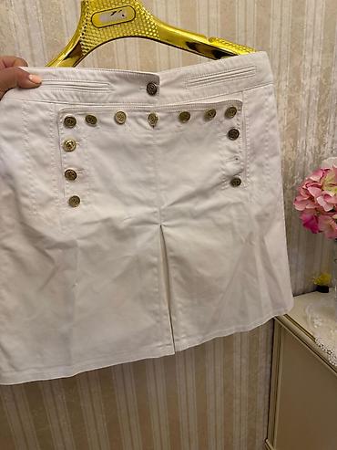 ag cins: Mini Ətək, Gucci, Cins, L — 1