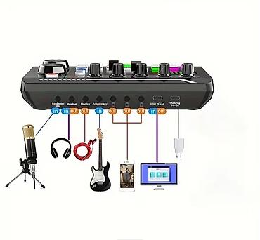 kontakt home mikrofon: Səs kartı və studiya mikrofonu komplekti – canlı yayım, podkast — 2