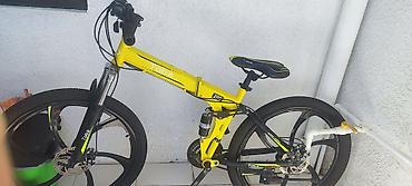 canyon velosiped: Toba T090 qatlanan dağ velosipedi - Rəng: sarı-qara - Qatlanan — 2