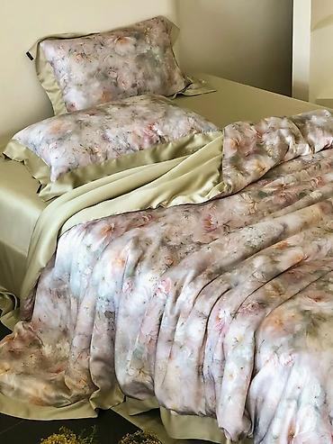 bed sheets: Постельное белье из тенселя | Премиум качество | Евро комплект — 7