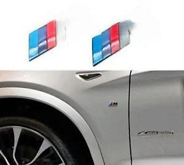 Auto delovi, gume i tjuning: Znak za krilo Bmw M crni x2. Samolepljivi metalni znakovi za krilo. ✨ — 7