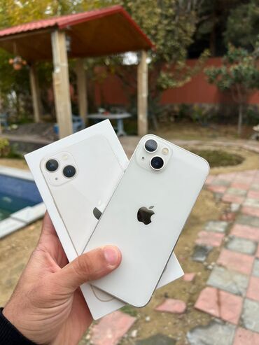 iphone 13 ikinci el: IPhone 13, 128 GB, Ağ, Face ID