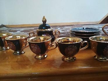 cay servizi: Çay dəsti, rəng - Qızılı — 3