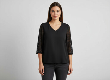 bluzki w serek plus size: Жіноча блуза, розмір L