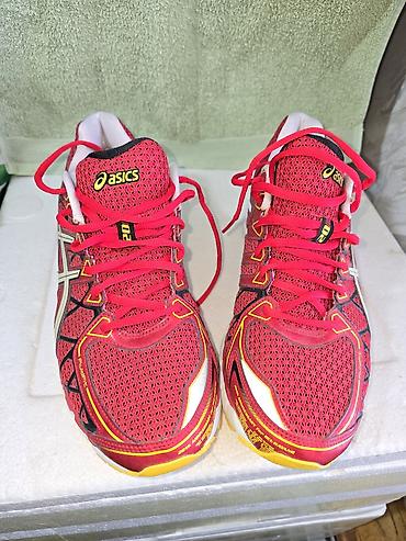 Кроссовки и спортивная обувь: Мужские кроссовки, 45, Asics, Новый, цвет - Красный — 1