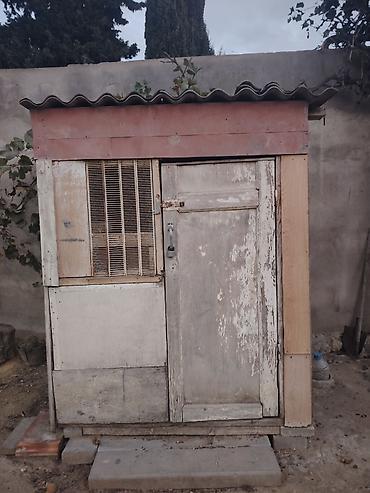 ari yuvasi: Taxta quşxanası / göyərçin yuvası - Material: taxta karkas, şifer dam — 1