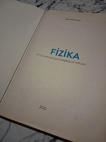 2 ci sinif defteri: Fizika 7-ci sinif, 2022 il, Ünvandan götürmə — 2
