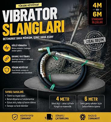 şlang: Vibrator şlanqları – yüksək keyfiyyət Betonun sıxlaşdırılması və — 1