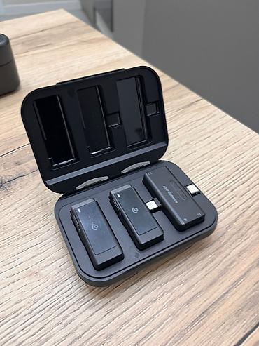 apple ipad: Беспроводной двойной микрофон Powerology с двойным разъемом X2 Для — 2