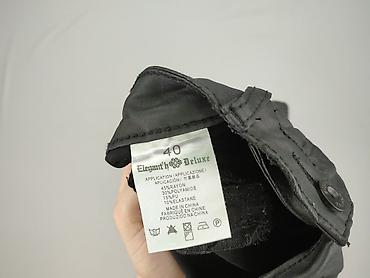 second hand lubin: ELEGANTE, Spodnie materiałowe damskie, rozmiar L — 4