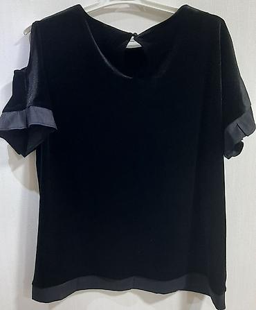 Другое: Qadın bluzu – ZARIIN Fashion, ölçü 48 - Rəng: qara - Parça: yumşaq — 2