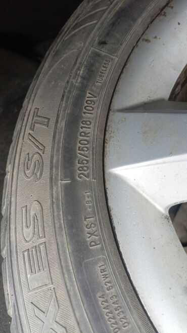 шины hankook в бишкеке: Шины 285 / 50 / R 18, Лето, Б/у, 1 шт, Легковые, Япония