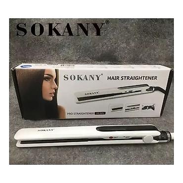 Утюжки для волос: Выпрямитель для волос Sokany HS-025 Кнопка питания для управления — 8