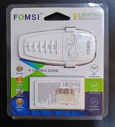 Pultlar: FOMSI Lighting – Simsiz işıq idarəetmə dəsti Məhsul tərkibi: - RF — 1