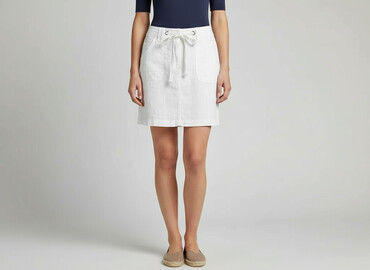 spódnice czarne do kolan: Women`s skirt, size L