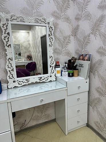 notebook masası: Salon mebelləri hamsı birlikdə satilir 4 güzgü şkafı cox az işlənib — 6