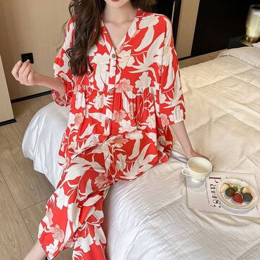 Брючные костюмы: Брючный костюм, Рубашка, Китай, Хлопок, Лето — 2