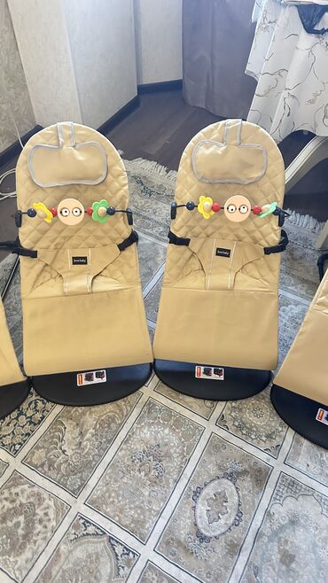 Детские шезлонги: Детский шезлонг, Новый, Качалка, Другой материал — 7