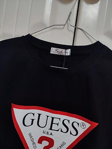 Futbolkalar: Futbolka, Guess, Standart, rəng - Qara — 4