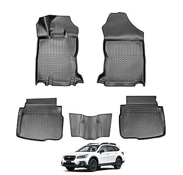 outback: 3D Полики Для салона Subaru, цвет - Черный, Новый, Самовывоз, Платная доставка — 1