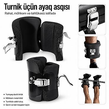 Turniklər və bruslar: İnversiya ayaq qayışları – turnikdə asılma və dartınma üçün Məhsulun — 2