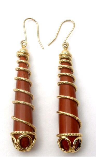 Sırğa, Sarı qızıl, 585 Əyar, 10 g