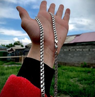 Серебряные цепочки: Цепочка, Бисмарк, Проба 925, Мужские, Новый — 19