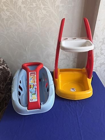 Игрушки: Hamisi bir yerdə-10 azn Uşaq üçün plastik supermarket arabası və — 5