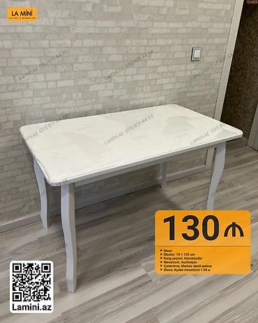 Ev və bağ: Dördbucaq masa, Açılan, Teksturalı laminat, Kredit yoxdur — 2
