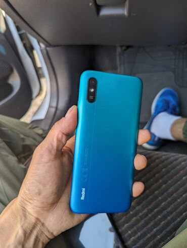 телефон 15000: Xiaomi, Redmi 9A, Б/у, 32 ГБ, цвет - Голубой