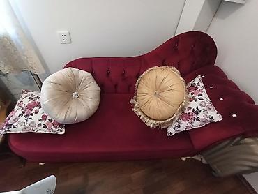 divan krovat: Divan, İşlənmiş, Açılmayan, Bazasız, Vеlur parça, Çatdırılma yoxdur — 1