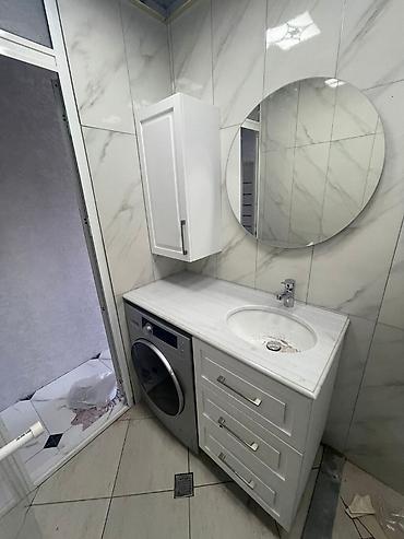 Dolablar: Hamam üçün moydadır və güzgü dəstləri – fərqli dizayn variantları — 3