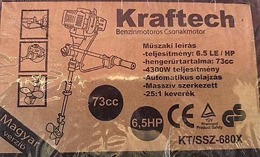 usluge prevoza kamionom: Kraftech benzinski vanbrodski motor za čamac – model KT/SSZ-680X - — 1