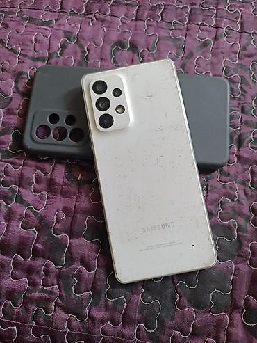 Samsung: Samsung Galaxy A53 5G, Б/у, 128 ГБ, цвет - Белый, 2 SIM — 2