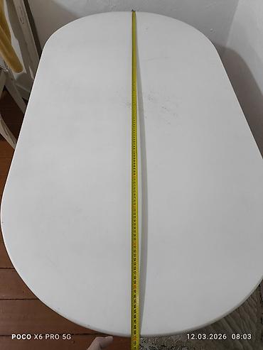 Чехлы для мягкой мебели: Срочно!Срочно стол,6 штук стульчиктери менен сатылат б/у чехолдору — 7