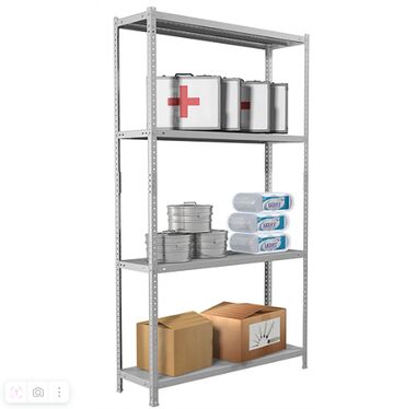 Медицинская мебель: Стеллаж MS STANDART 150KD/75x40/4 в Караколе - предназначен для