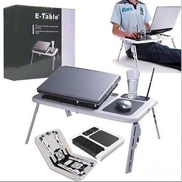 mini masina za sudove: E-TABLE STO ZA LAPTOP SA DVA KULERA | Višenamenski sklopivi stočic — 3