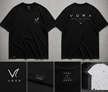 hoodi: VORA brendinin qara streetwear kolleksiyası Məhsullar: - Oversize — 4
