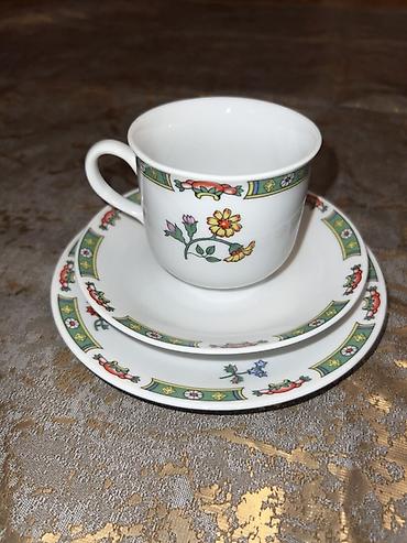 süd: Çay dəsti, rəng - Ağ, Farfor, Epiag, 6 nəfərlik, Çexiya — 3