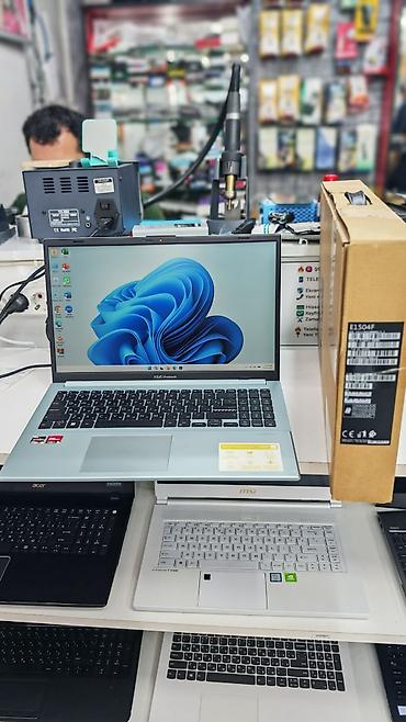 noutbook rtx: ASUS Vivobook (model: E1504F) noutbuk Asus Vivobook GO 15 Prosessor — 3