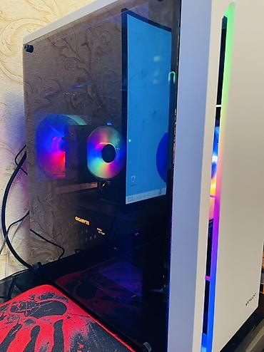 монитоо: Игровой/рабочий ПК с подсветкой RGB в белом корпусе KNCOR с — 4