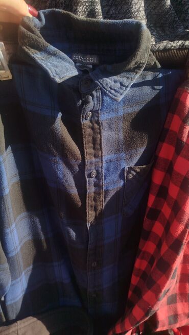 Рубашки: Продаю фанельковые рубашки 100% хб привозные Корея б/у в отличном — 7