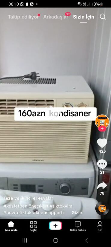 kondisioner tcl: Kondisioner Samsung, İşlənmiş, 40-45 kv. m, Ödənişli quraşdırma
