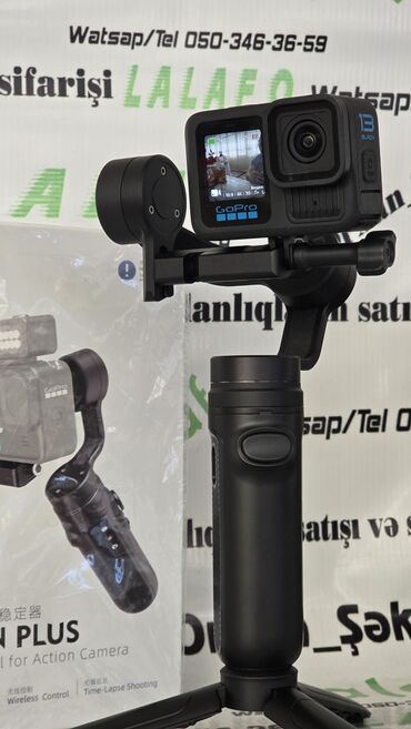 Videokameralar: GoPro 13 Black + Inkee Falcon Plus 3-oxlu stabilizator dəsti Məhsulun — 6